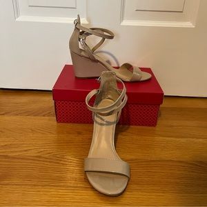 Kelly & Katie Tamara Nude Wedge Sandal.